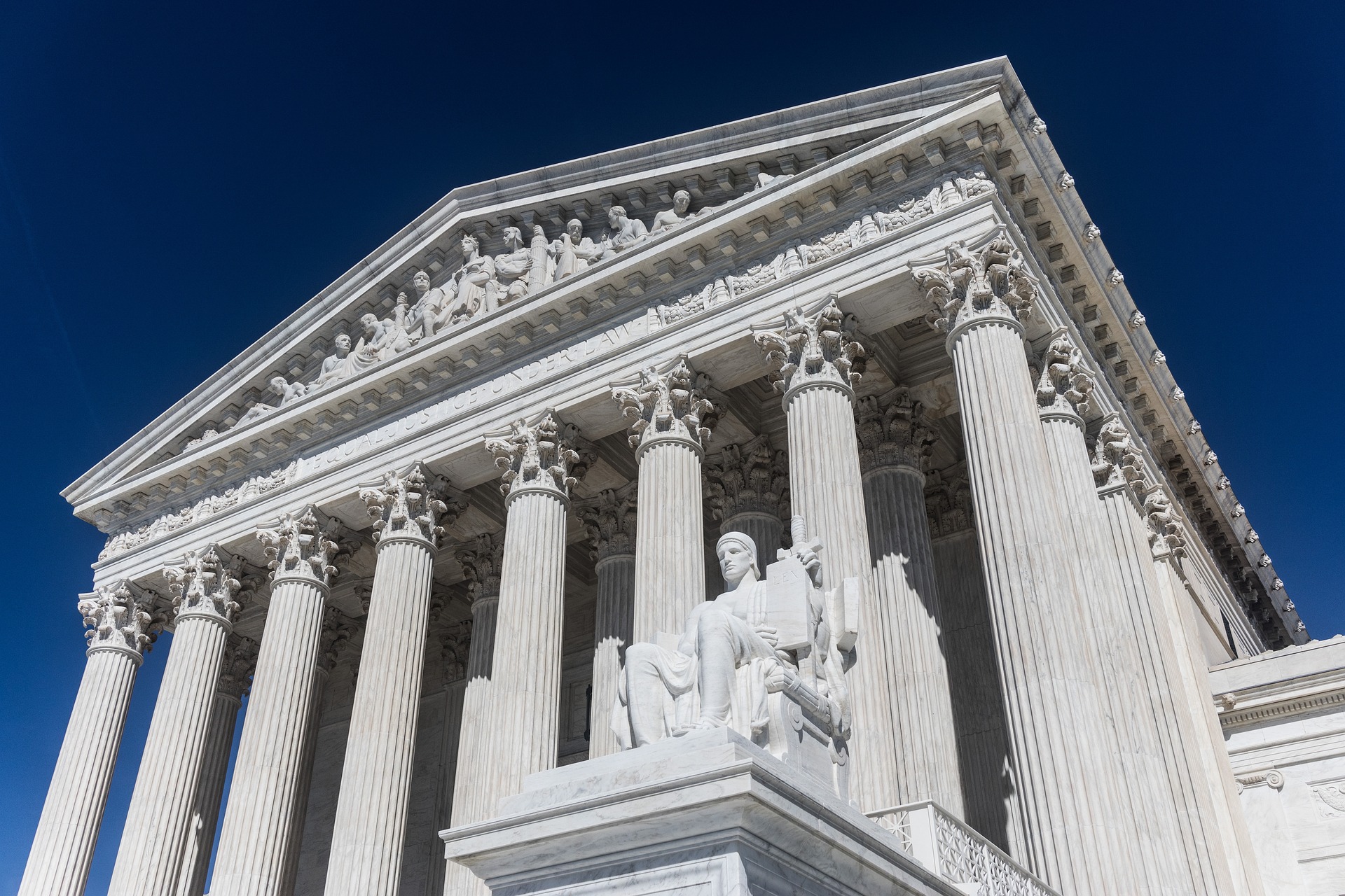 The United States Supreme Court building in Washington D.C.