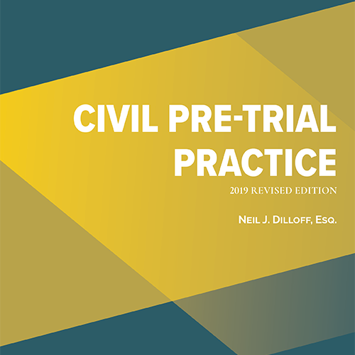Civil Pre-Trial Practice, 2019 Ed.-Epub & downloadable forms