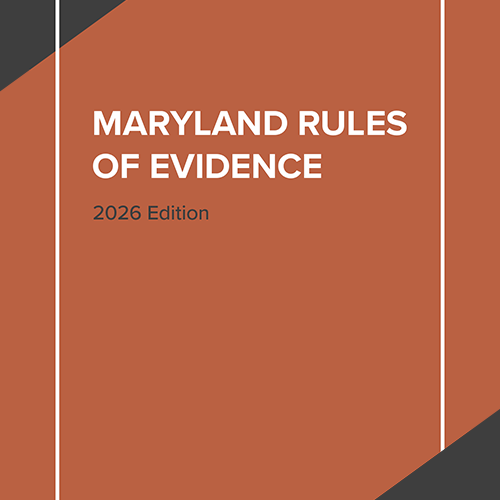Maryland Rules of Evidence, 2026 Edition - Pocket Guide (Paperback)